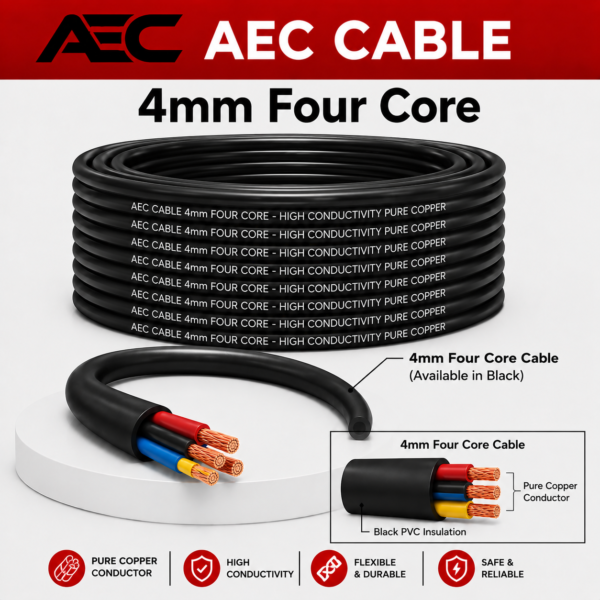 4mm Four Core bl